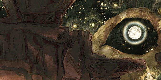 A glimpse of the center illustration from the Follow the Crow special edition